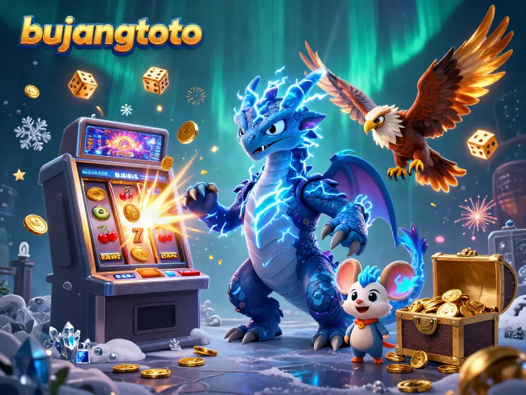 Experience the excitement of bujangtoto with a magical 3D casino scene bursting with energy.