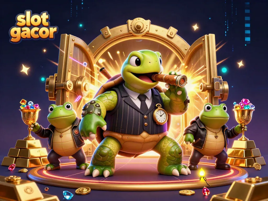 Menangkan slot gacor di kasino virtual dengan simbol keberuntungan dan cahaya berkilau yang memikat.