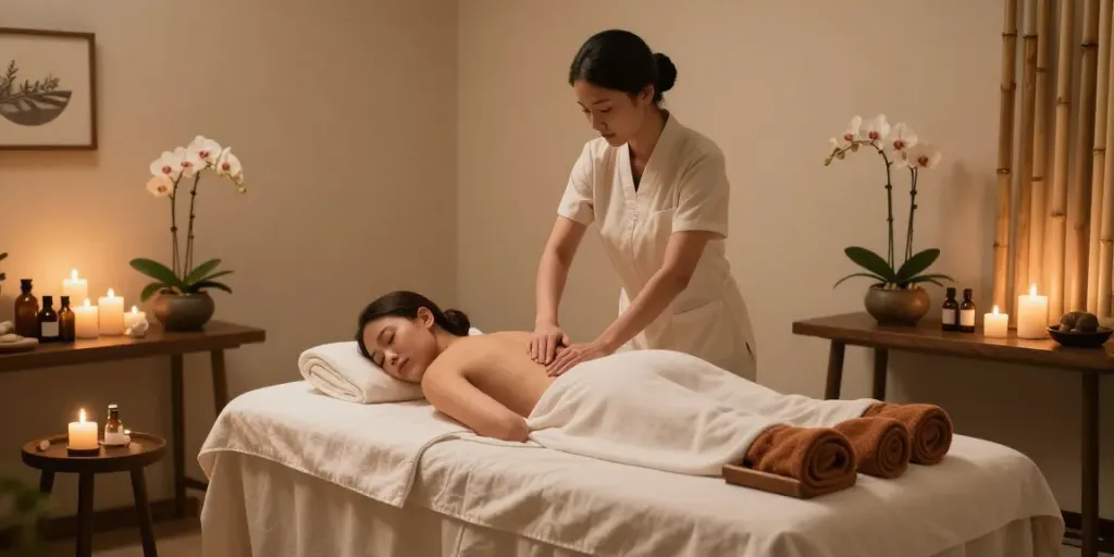 Nuru massage Manhattan: luxurious spa treatment creating relaxation and rejuvenation through elegant massage therapy.