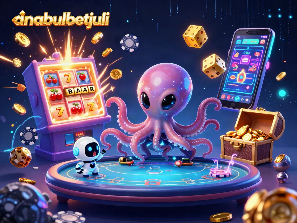 anabulbetjuli menawarkan pengalaman kasino yang mengasyikkan dengan grafik 3D bercahaya dan interaksi alien yang seru