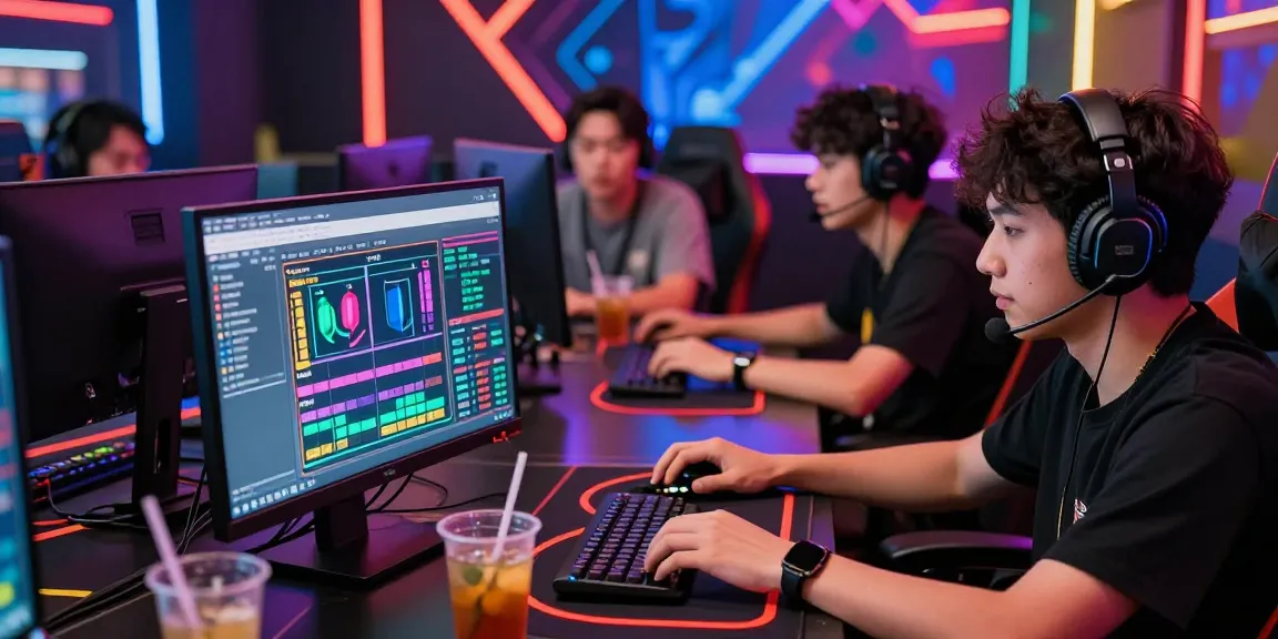 Engaged players strategizing in an exciting bandar togel online gaming session with dynamic visuals.