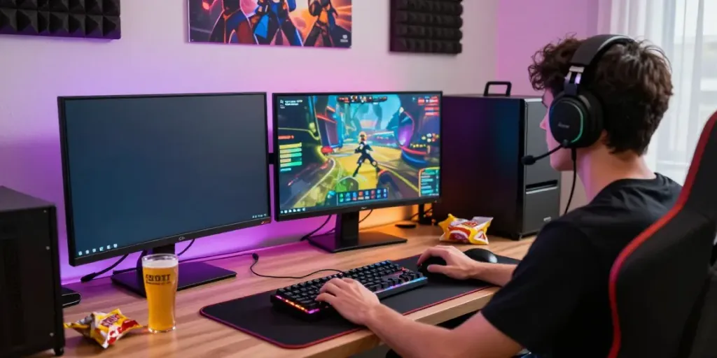 Exciting luxury333 link gaming setup with vibrant graphics and immersive atmosphere.