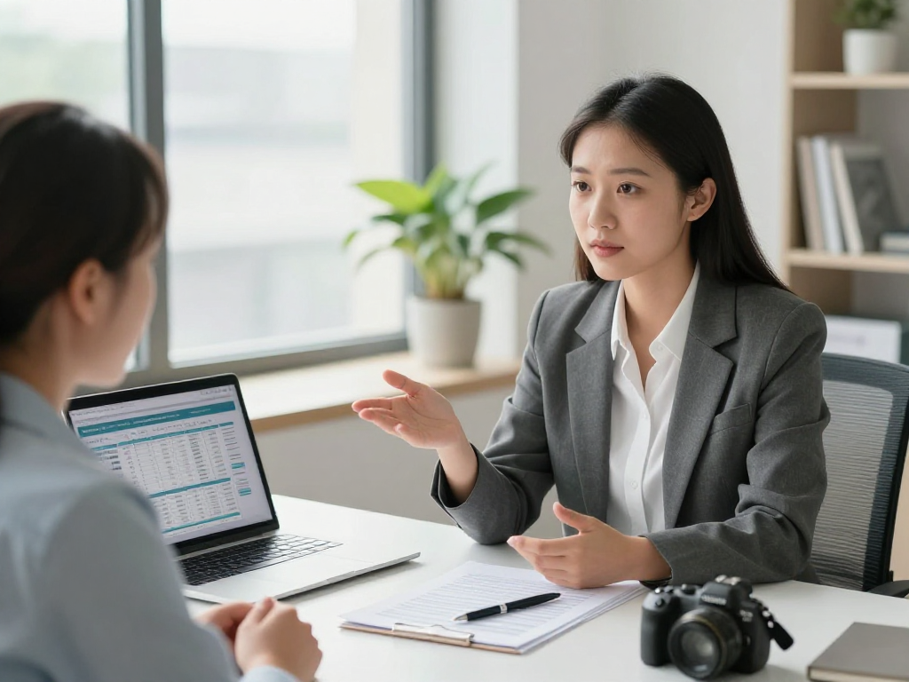 Engaging discussion on credit consolidation strategies in a financial counseling office.