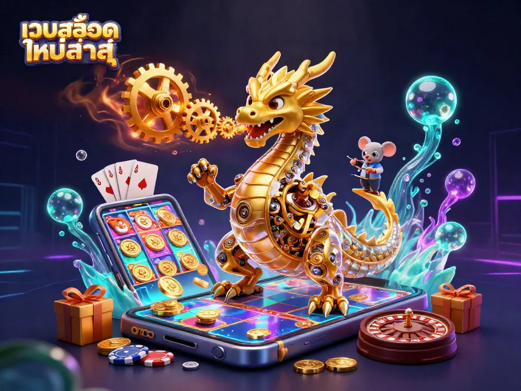 เล่นสล็อตออนไลน์ใหม่ล่าสุดกับเกมสล็อตยอดนิยมหลากหลายเกม