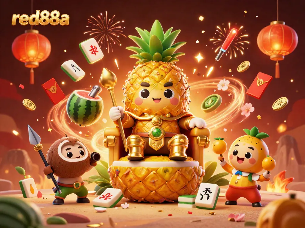 Experience the excitement of red88a with a vibrant 3D casino scene featuring rich visuals and dynamic action.