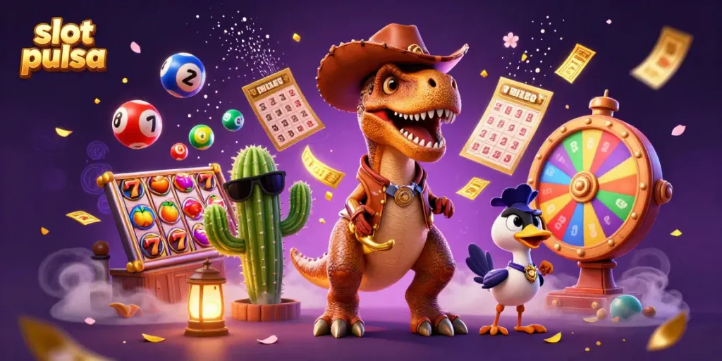 Experience the excitement of slot pulsa with vibrant characters and dynamic games.