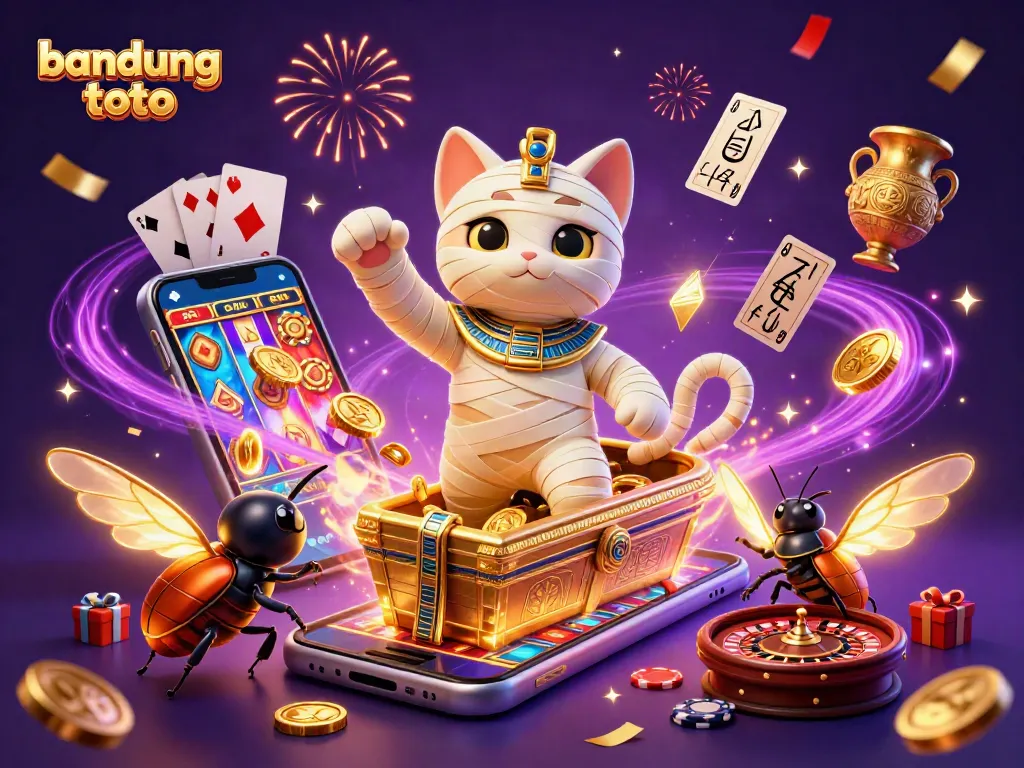 Engage with bandung toto for a vibrant 3D casino adventure featuring Egyptian-themed characters.