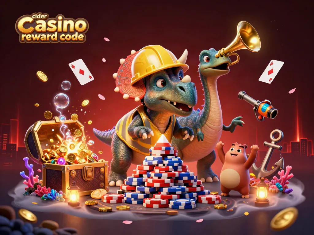 Experience the excitement of winning with the cider casino reward code amidst vibrant casino-themed celebrations.