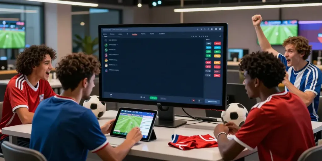 WWBOLA users enjoying high odds sports betting experience in a lively setting.